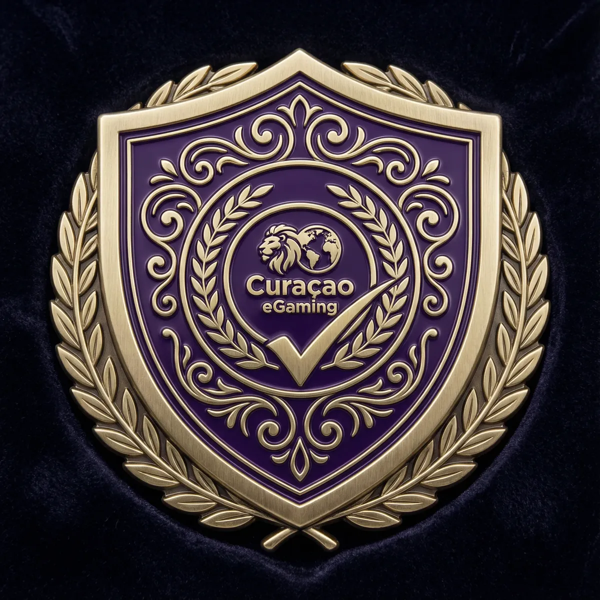 Insignia de licencia Curaçao eGaming certificando la legalidad de Borgata Casino